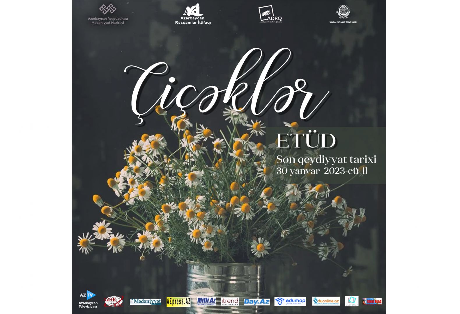 "Цветы" в Баку – проект, посвященный этюдным композициям