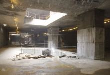 Завершено строительство третьего уровня станции метро B-04 (ФОТО)
