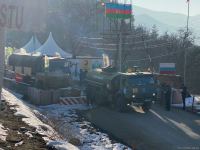 More vehicles of Russian peacekeepers pass freely along Azerbaijan's Lachin-Khankendi road (PHOTO)