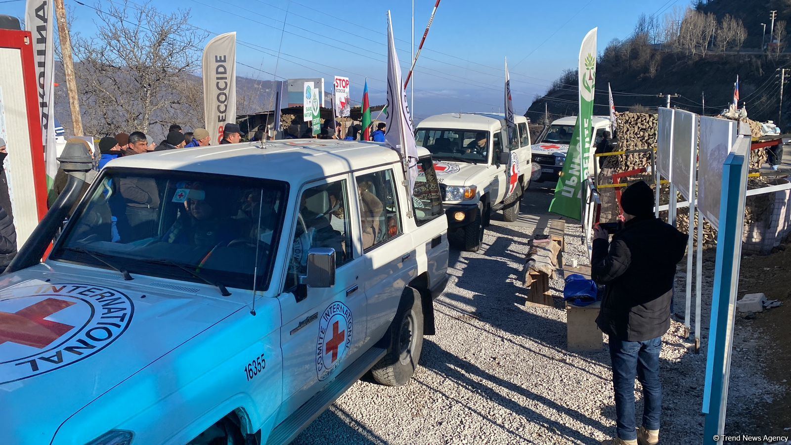 ICRC convoy passes freely along Azerbaijan's Lachin-Khankendi road (PHOTO)