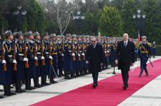 Official welcoming ceremony held for Egyptian President Abdelfattah El-Sisi (PHOTO/VIDEO)