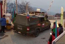 One more vehicle of Russian peacekeepers passes freely along Azerbaijan's Lachin-Khankendi road (PHOTO)