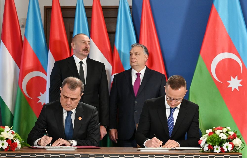 Azerbaijani-Hungarian documents signed in Budapest (PHOTO/VIDEO)