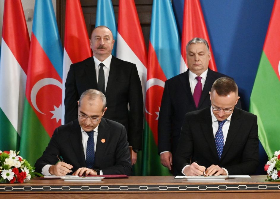 Azerbaijani-Hungarian documents signed in Budapest (PHOTO/VIDEO)