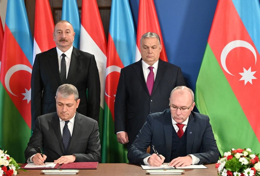 Azerbaijani-Hungarian documents signed in Budapest (PHOTO/VIDEO)