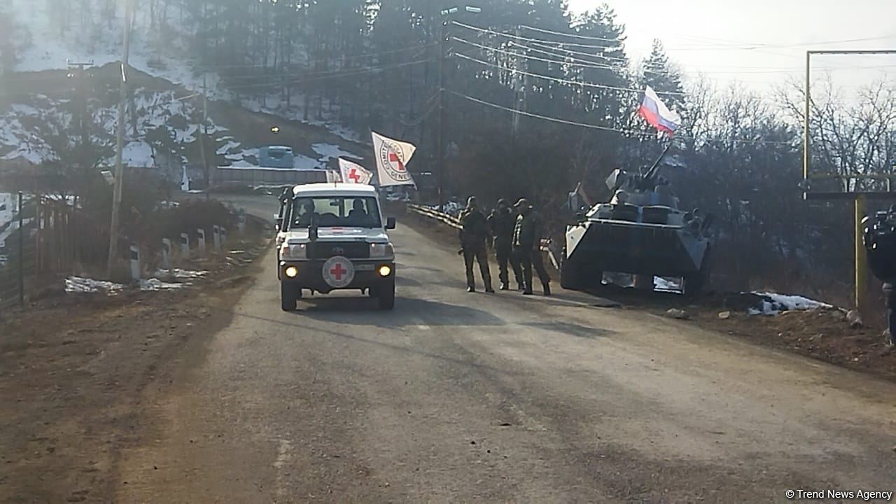 ICRC convoy passes freely along Azerbaijan's Lachin-Khankendi road (PHOTO)