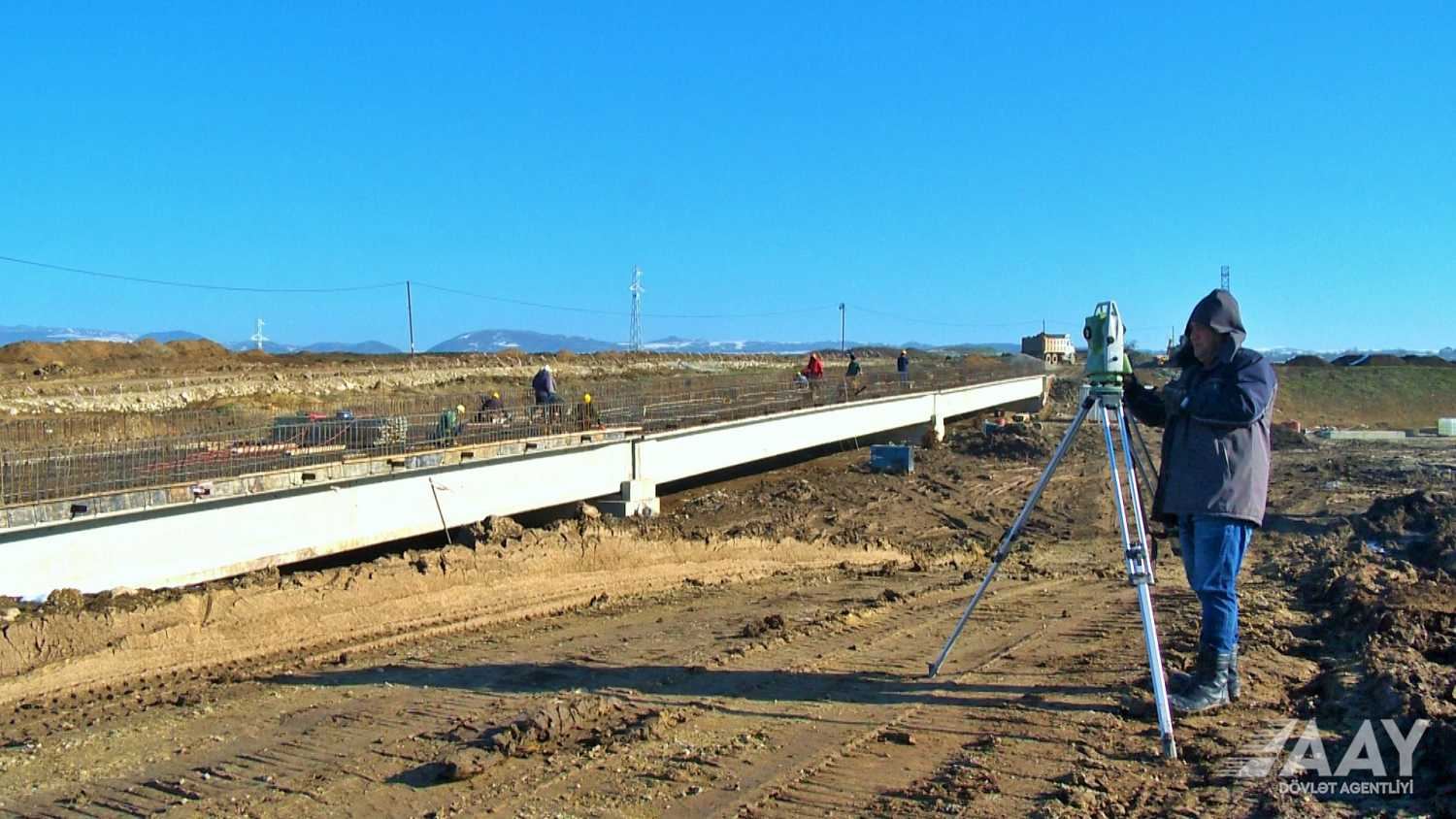 Продолжается реконструкция дороги Муганлы-Исмаиллы-Габала (ФОТО/ВИДЕО)