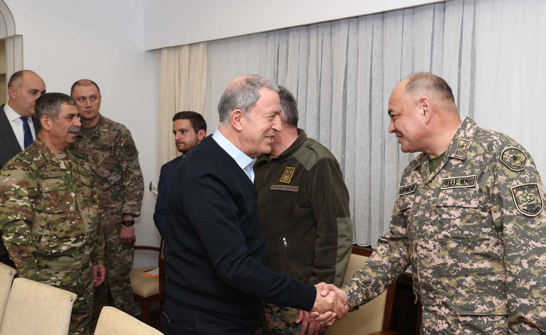 Turkish, Azerbaijani, Georgian defense ministers meet in Türkiye