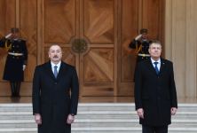 Rumıniya Prezidenti Klaus Yohannisin rəsmi qarşılanma mərasimi olub (FOTO/VİDEO)