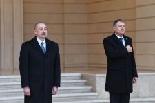 В Баку состоялась церемония официальной встречи Президента Румынии Клауса Йоханниса  (ФОТО/ВИДЕО)