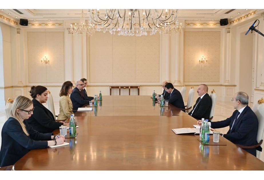 Президент Ильхам Алиев принял представителя государственного секретаря США