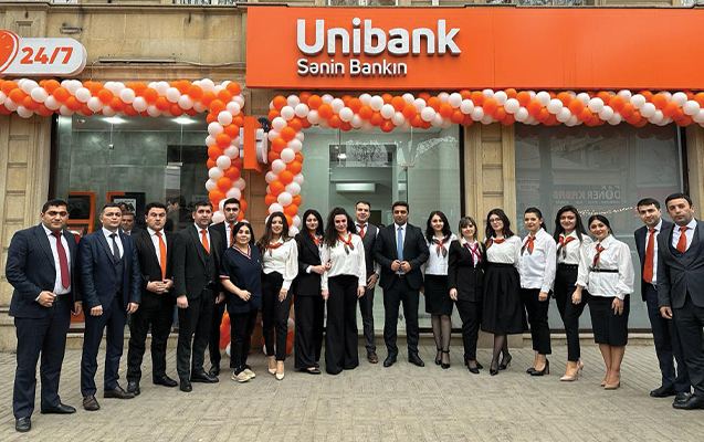Unibank “Gəncə” filialını yeni konseptdə istifadəyə verib (FOTO) (R)