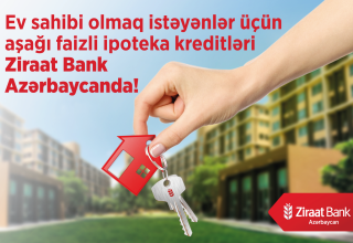 Ziraat Bank Azərbaycan ilə ev sahibi olun! (R)