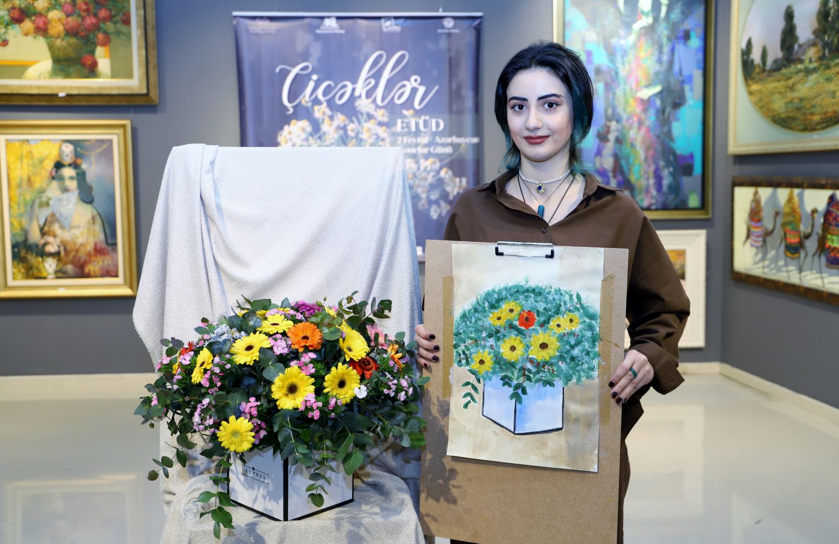 Цветочные этюды в зимнем Баку (ФОТО)