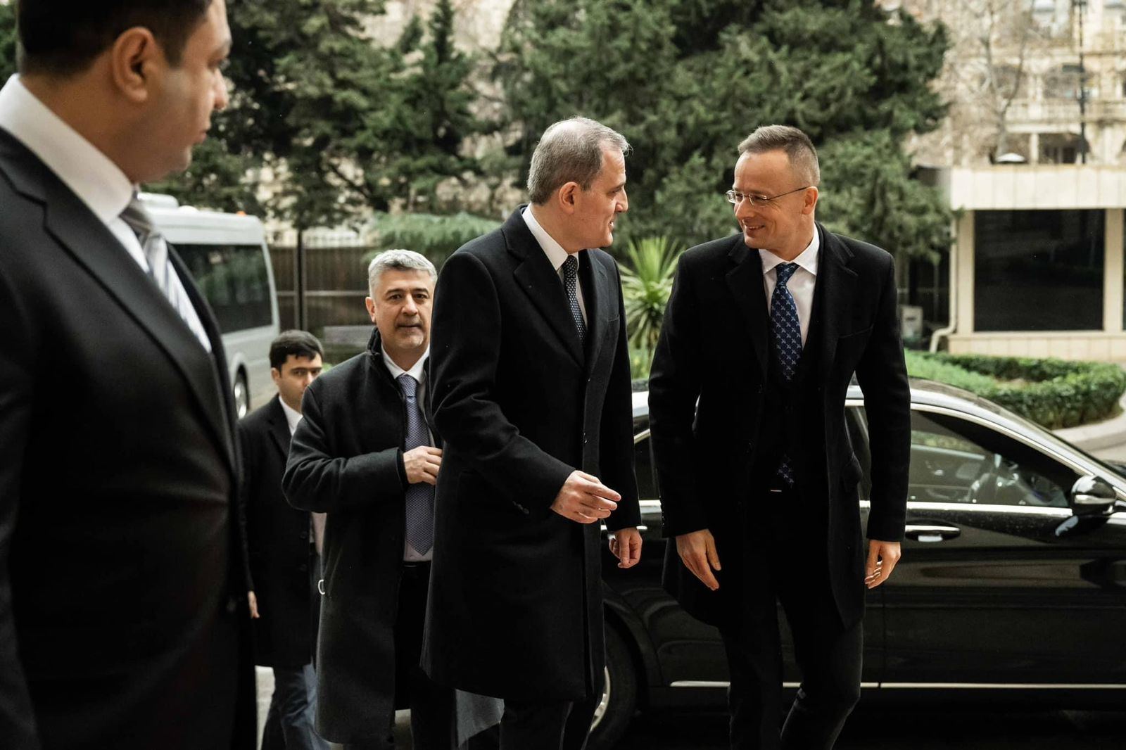 Azerbaijani, Hungarian FMs hold meeting (PHOTO)