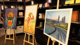 Выставка AXIN в Баку - талантливые художники представили свои работы (ФОТО)