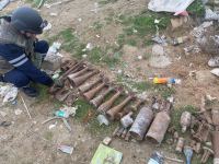 В Бинагадинском районе города Баку обнаружены боеприпасы (ФОТО/ВИДЕО)