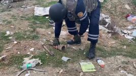 В Бинагадинском районе города Баку обнаружены боеприпасы (ФОТО/ВИДЕО)