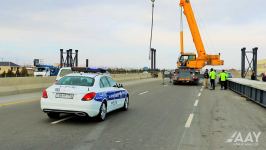 На дороге Баку-Губа-Госграница с РФ строятся пешеходные переходы (ФОТО/ВИДЕО)