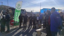 Internationally acclaimed travelers observe peaceful protests on Azerbaijan's Lachin-Khankendi road (PHOTO/VIDEO)