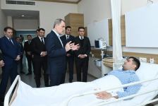 Azerbaijani FM visits injured in attack on Embassy in Tehran (PHOTO)