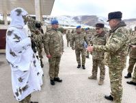 Azerbaijan's Chief of General Staff inspects progress of intensive combat training of military units (PHOTO)
