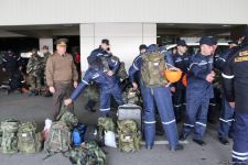 Azerbaijani emergency rescue forces heading to Türkiye (PHOTO)