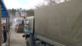 По Лачинской дороге беспрепятственно проехали 20 транспортных средств РМК (ФОТО)