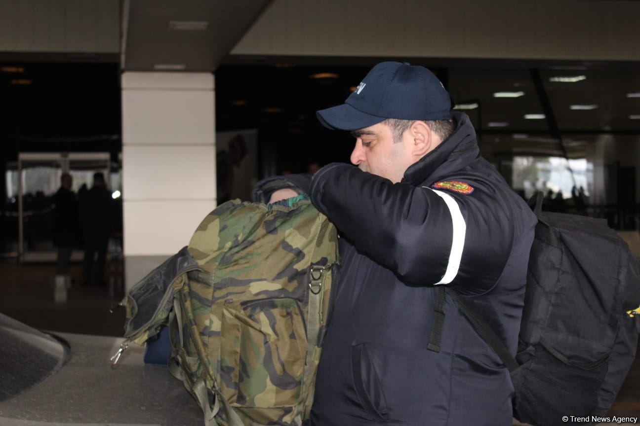 FHN xilasetmə qüvvələri Türkiyəyə yola salınır (FOTO)