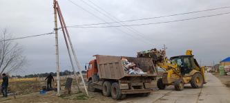 Abşeron rayonunda abadlıq-təmizlik işləri görülüb (FOTO)