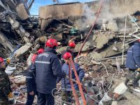 Спасатели МЧС Азербайджана спасли из-под обломков 3 человек в Турции (ФОТО/ВИДЕО)
