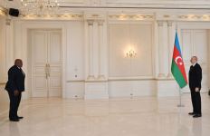 President Ilham Aliyev receives credentials of new ambassador of Congo to Azerbaijan (PHOTO)