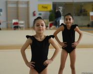 Гимнастки из Загаталы приехали на сборы в Баку (ФОТО)