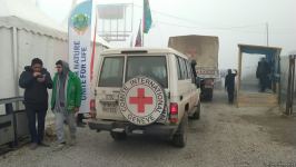 Seven ICRC vehicles drive freely along Azerbaijan's Lachin-Khankendi road (PHOTO)