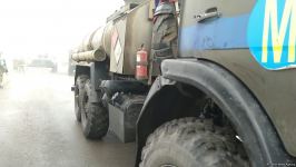 More vehicles of Russian peacekeepers move along Azerbaijan's Lachin-Khankendi road (PHOTO)