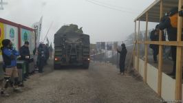 Сегодня по Лачинской дороге беспрепятственно проехали еще 63 автомобиля миротворцев (ФОТО)