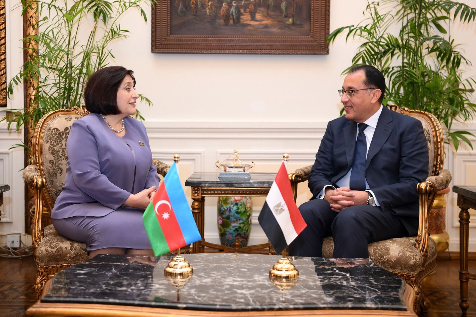 Egyptian PM talks high-level political dialogue with Azerbaijan