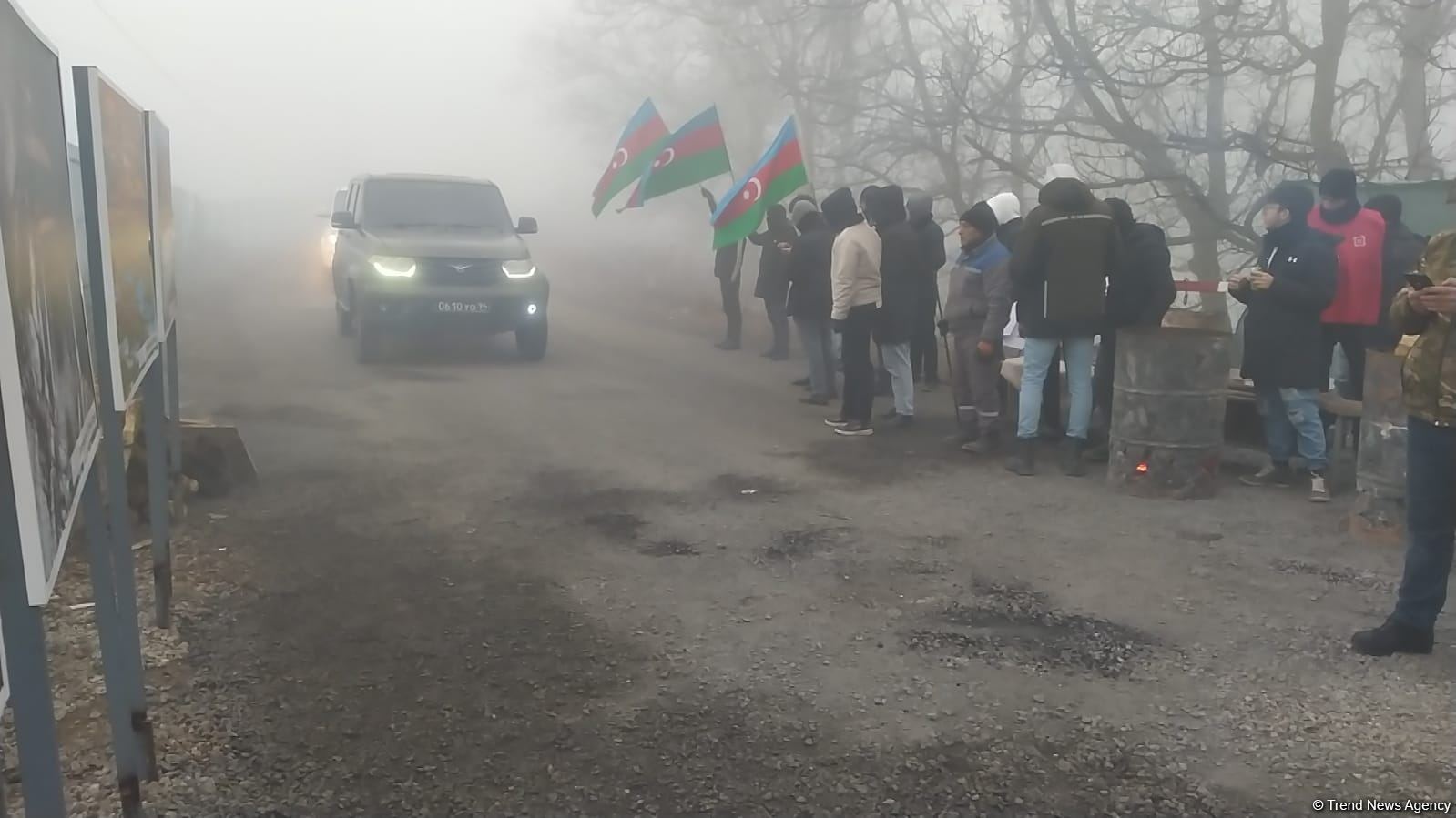 Bu gün Rusiya sülhməramlılarına məxsus 63 avtomobil Laçın yolundan keçib (FOTO)