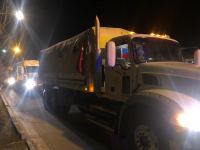 Azerbaijan sends 13 special-purpose vehicles with humanitarian aid to Türkiye (PHOTO)