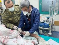 Военно-медицинский персонал из Азербайджана приступил к работе в Кахраманмараше (ФОТО)