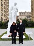 President Ilham Aliyev takes part in unveiling of monument to outstanding composer Tofig Guliyev (PHOTO)