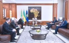 Assistant to First VP of Azerbaijan meets Gabonese president (PHOTO)