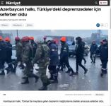 Türkiyə mətbuatı: Azərbaycan xalqı zəlzələdən zərər çəkənlər üçün səfərbər oldu (FOTO)