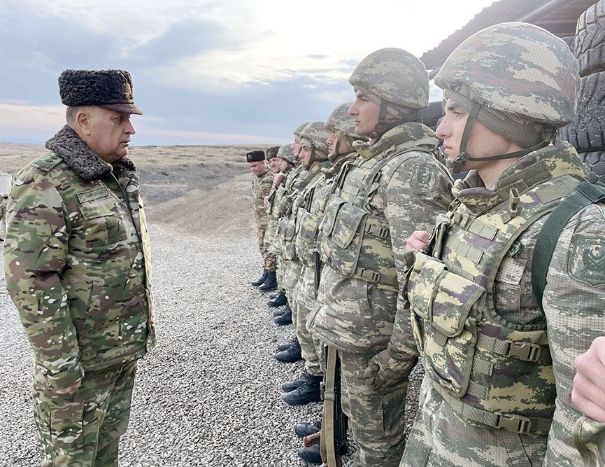 Azerbaijani military officials inspect service and combat activities of army units (PHOTO/VIDEO)