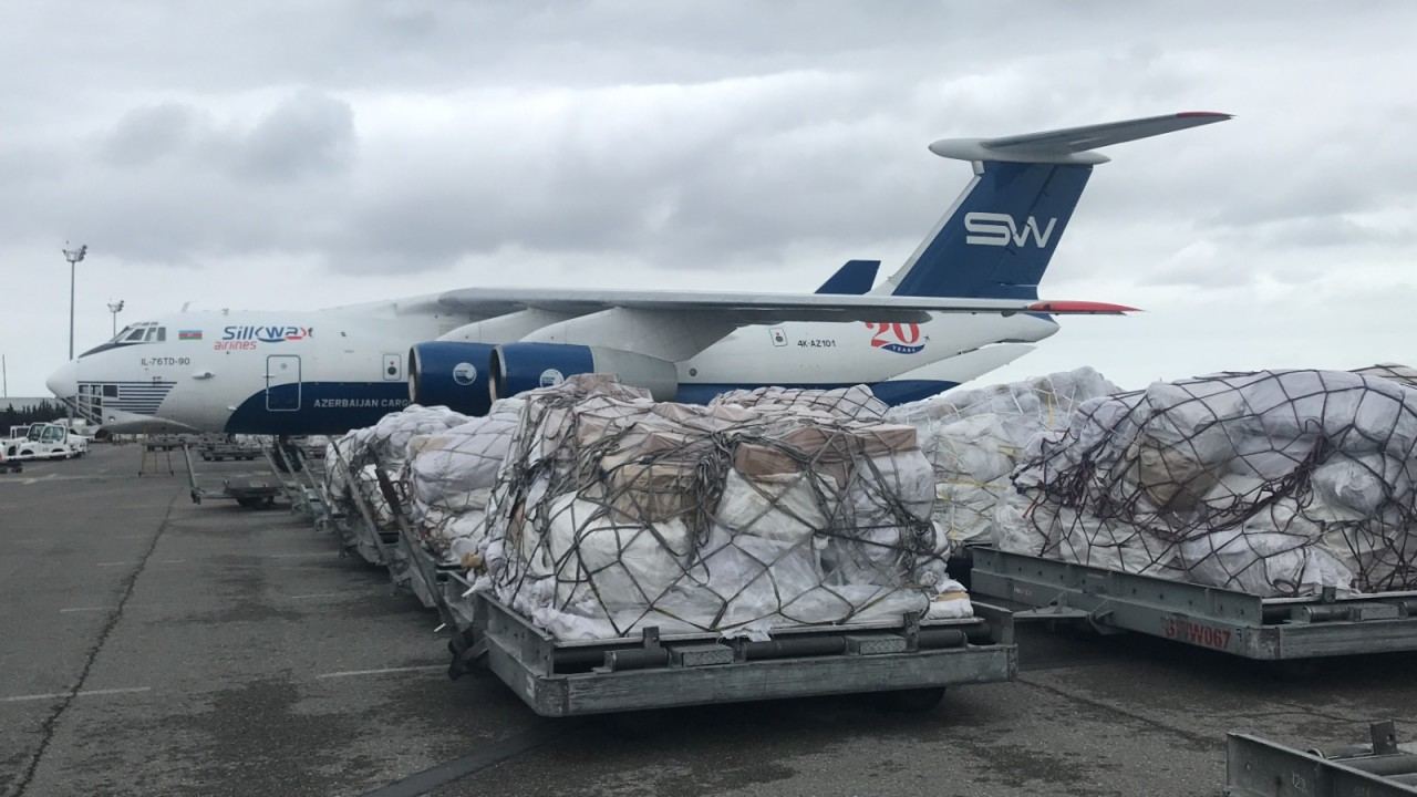 Another batch of humanitarian aid of Azerbaijani Ministry of Emergency Situations sent to Türkiye (PHOTO/VIDEO)
