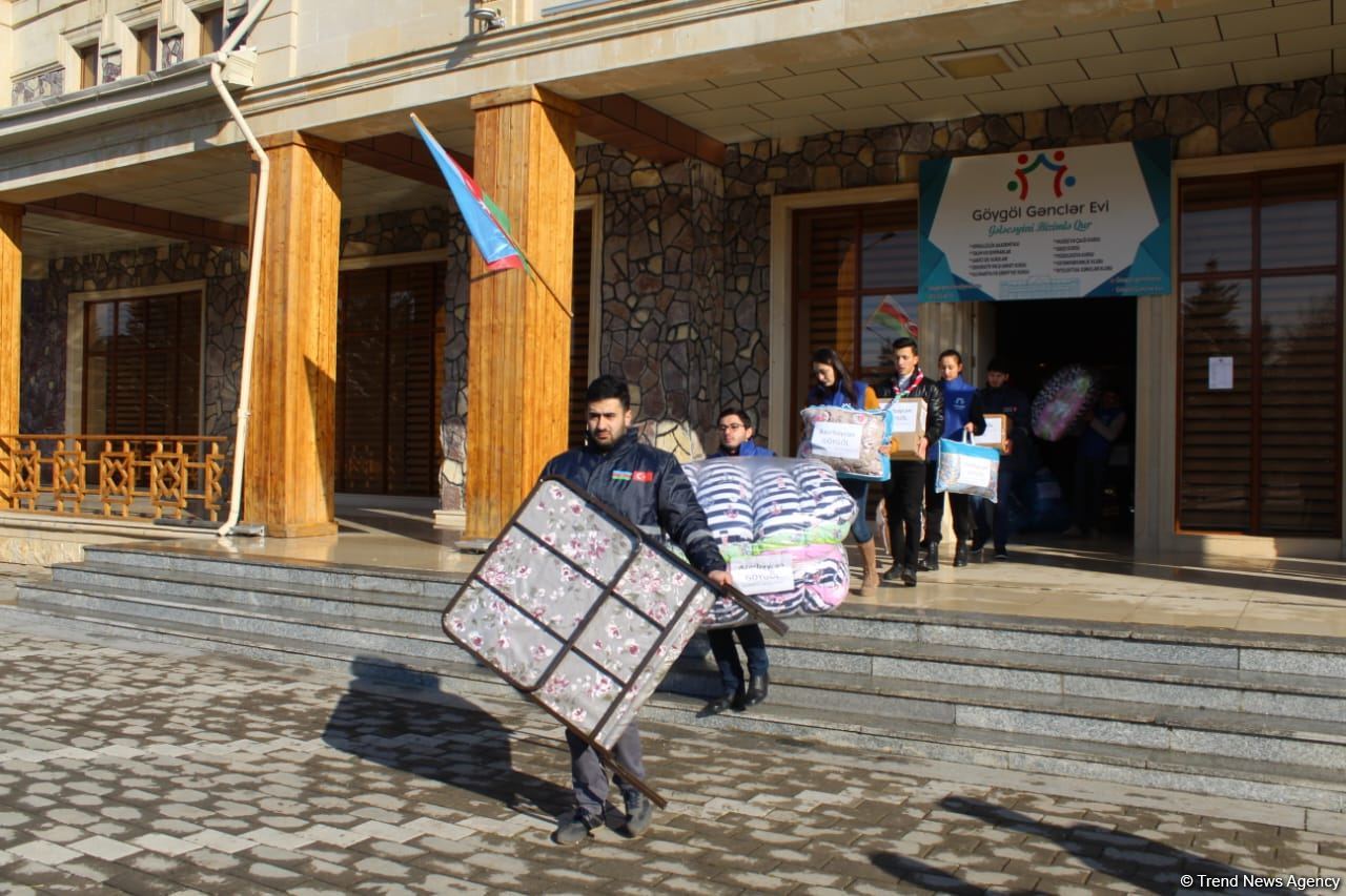 Azerbaijan's Goygol district sends humanitarian aid to quake-hit Turkish citizens (PHOTO)