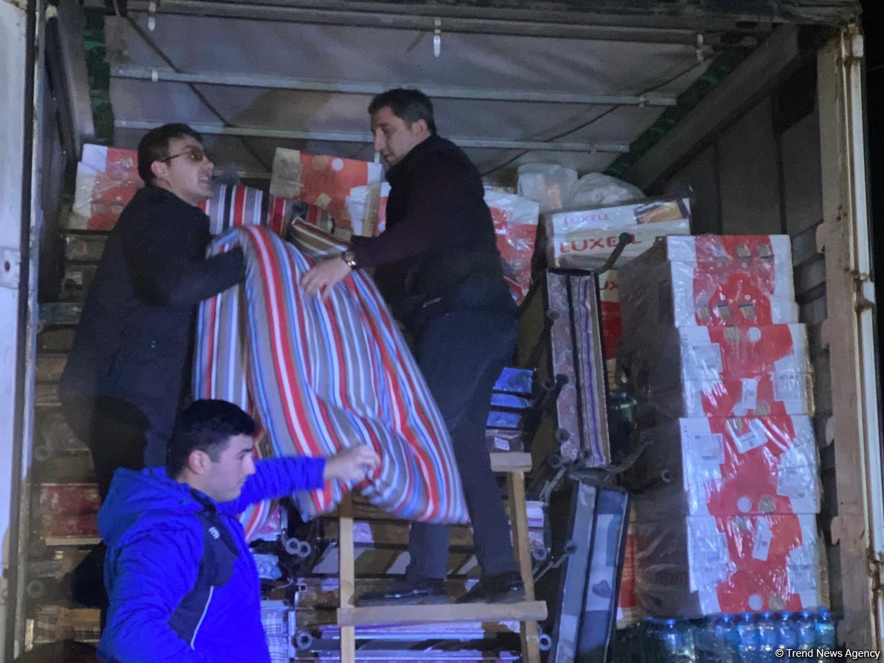 Из Агдама в Турцию отправлена очередная партия гумпомощи (ФОТО/ВИДЕО)