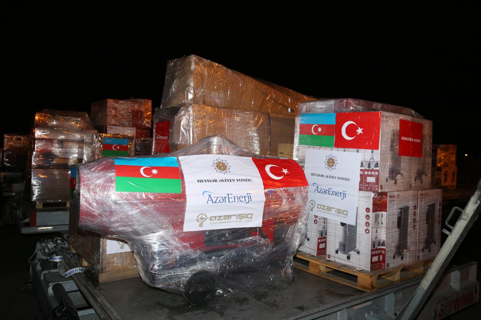 Azerbaijan's humanitarian aid plane off to quake-hit Türkiye, by order of First Lady Mehriban Aliyeva (PHOTO)