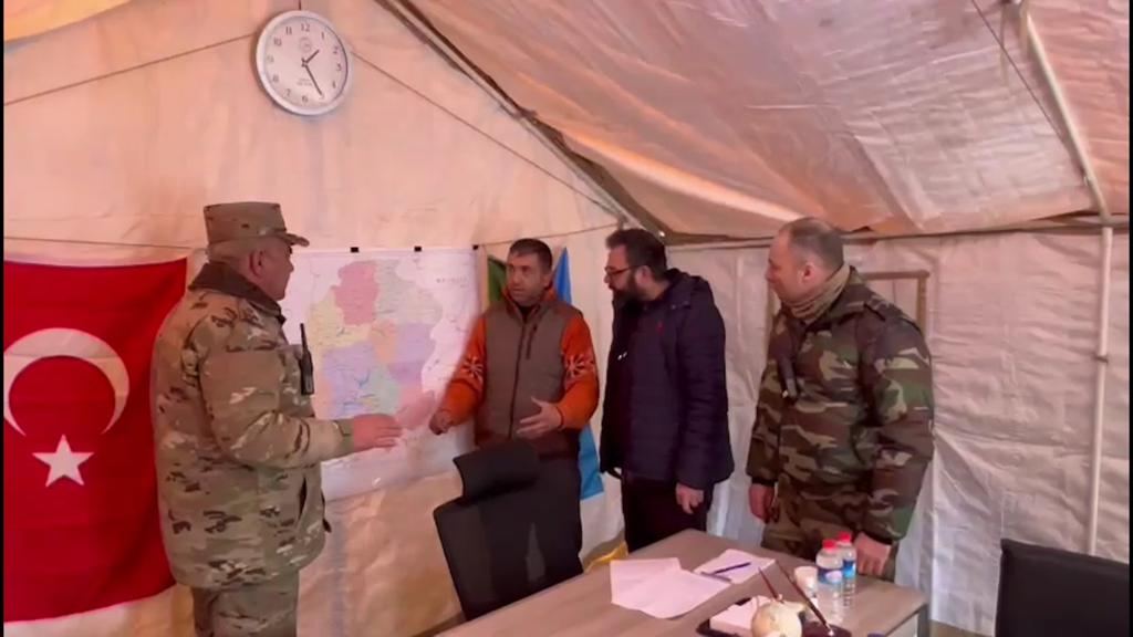 Rescue forces of Azerbaijan's Ministry of Emergency Situations meets Turkish colleagues in earthquake zone (PHOTO/VIDEO)
