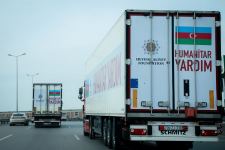 Собранная при поддержке Фонда Гейдара Алиева гуманитарная помощь отправлена ​​в Турцию (ФОТО)